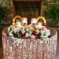 Bride and Groom Table
